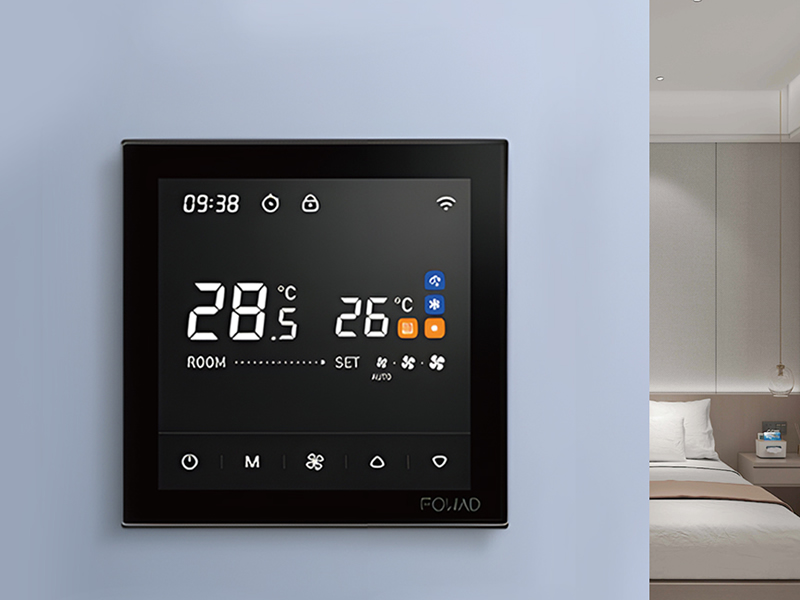 Temperature control panel